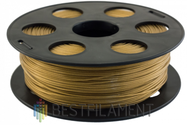 Золотистый металлик PLA пластик Bestfilament для 3D-принтеров 1 кг (2,85 мм)