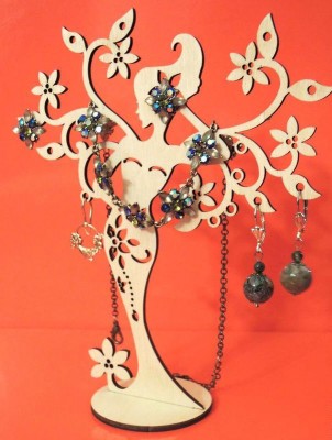 Подставка для бижутерии Девушка-дерево